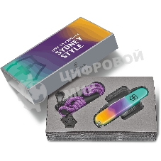 Нож перочинный Victorinox Companion Sydney Style (1.3909.E222) 91мм 16функц. бирюзовый с чехлом подар.коробка