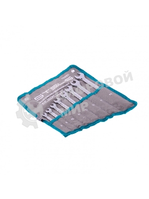 Набор ключей комбинированных Stels 8 шт. 8-19 мм антислип