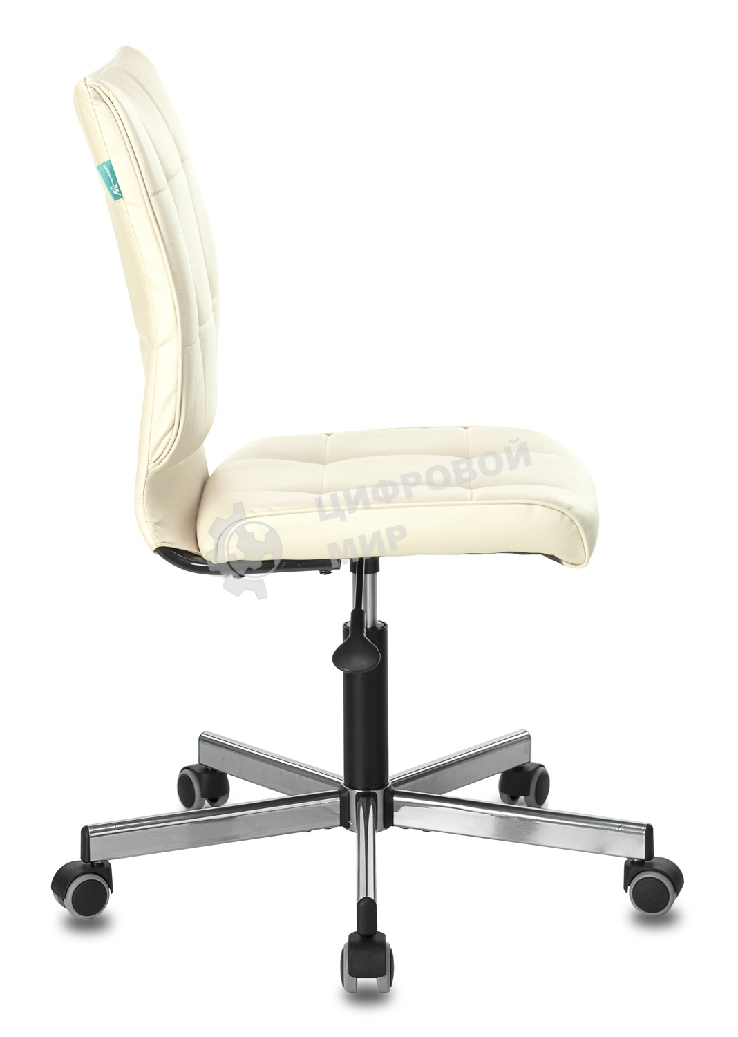Кресло компьютерное Бюрократ CH-330M/BEIGE бежевый, искусственная кожа, крестовина металл, без подлокотников
