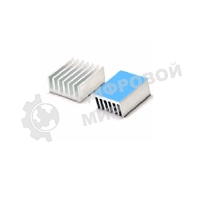 Аллюминиевый радиатор 14х14х10 мм с термоскотчем 3M 8810