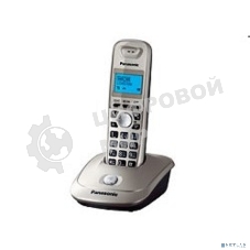 Телефон Panasonic KX-TG2511RUN (платиновый) АОН, Caller ID,спикерфон на трубке,переход в Эко режим одним нажатием