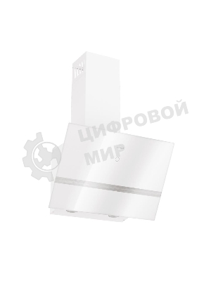 Вытяжка наклонная Elikor Rise WH 60 белый, 60 см, 750 куб. м/ч, 56 дБ