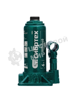 Домкрат гидравлический Сибртех бутылочный, 6т, 180-340 мм