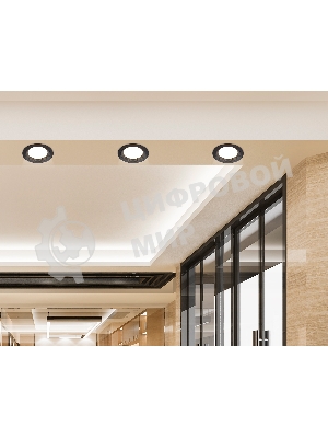 Светильник Ambrella light TN51802 BK черный GX53 max 15W D110*23