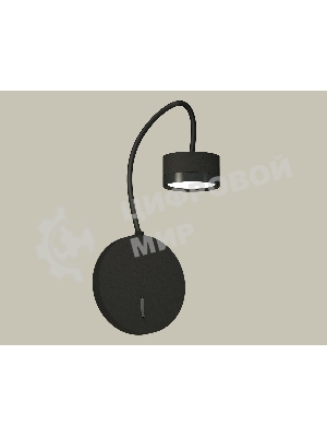 Светильник Ambrella light XB9596150 SBK/PBK черный песок/черный полированный GX53 (C9596, N8113)