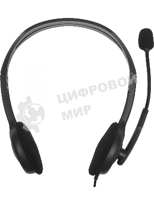Гарнитура Logitech H110 серебристый, проводная, 3.5 мм