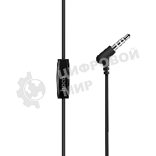 Наушники проводные-вставки с микрофоном Hoco M19 черный