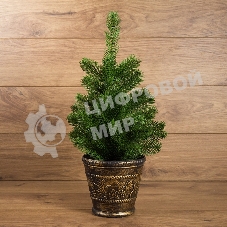 Елочка Neon-night 45 см в пластиковом горшке, Литая