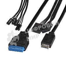 Компьютерный корпус Miditower ExeGate XP-334UC-XP400 (ATX, XP400 с вент. 12см, 1хUSB/1хUSB 3.0/1хTypeC, аудио, черный)