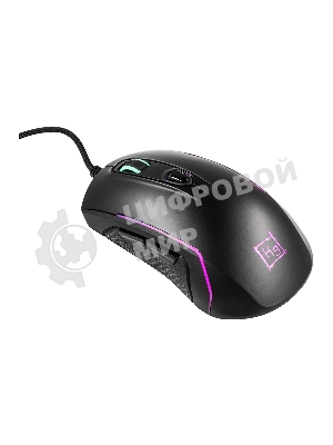 Мышь проводная Harper Gaming Kickback GM-P05 черный, 10000 dpi, USB, кнопки - 8