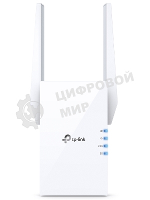 Усилитель TP-Link Wi-Fi AX1800 dual band wi-fi range extender, 1201Mbps at 5G and 574Mbps at 2.4G, support 802.11AX/WiFi6, 2 external antennas, 1 Gigabit port