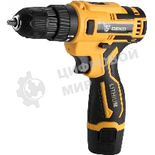Дрель-шуруповерт Deko ZKCD80FU-Li, 8 В, 2 Ач, 18 Нм, щеточный