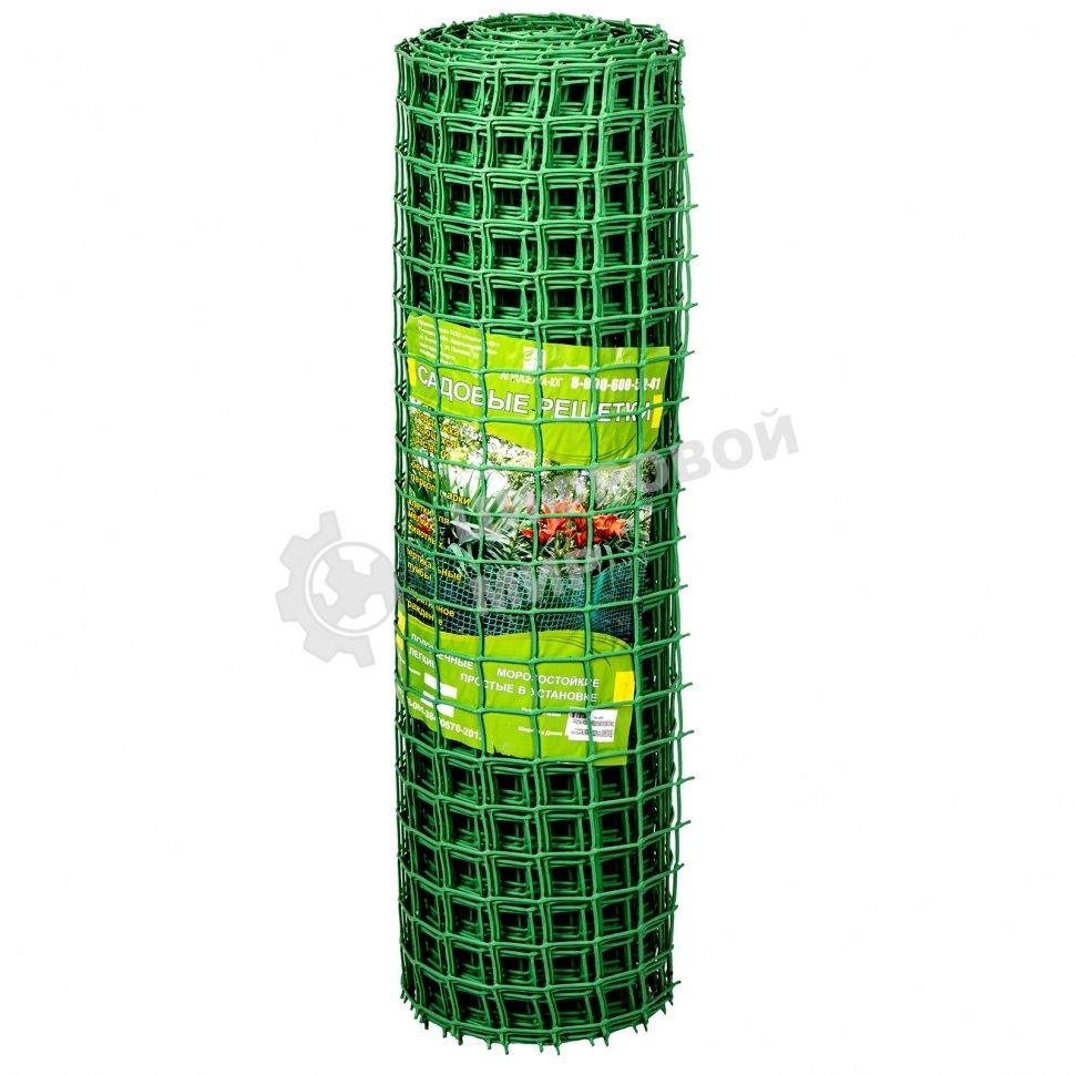 Садовая решетка Россия в рулоне 1x20 м, ячейка 50x50 мм - зеленая 64516