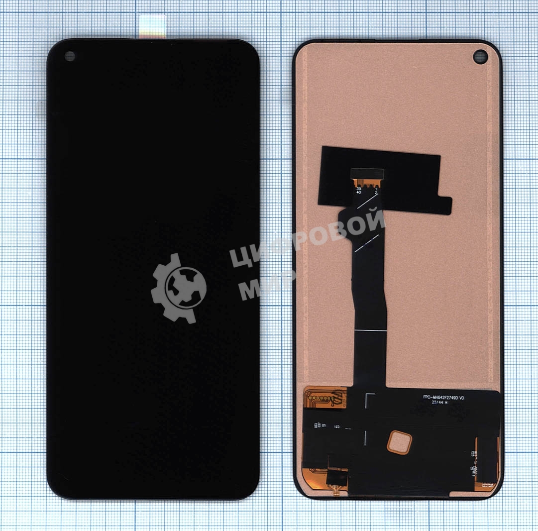 Дисплей для Honor 30 в сборе с тачскрином (TFT) черный