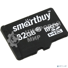 Флеш карта microSD 32Gb, Smartbuy microSDHC Class 10