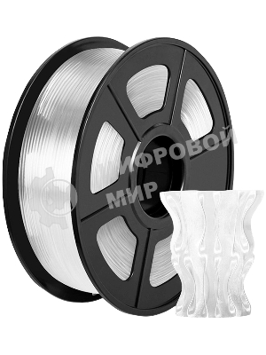 Пластик для принтера 3D Cactus CS-3D-PETG-1KG-WHITE PETG d1.75мм 1кг L1м