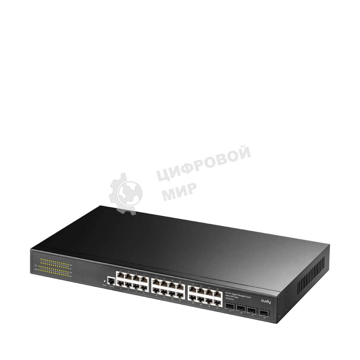 Коммутатор Cudy GS2024S2 (L2) 24x1 Гбит/с 4SFP управляемый