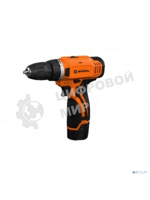 Дрель-шуруповерт Вихрь ДА-12Л-2, 12 В, 2 Ач, 30 Нм, щеточный