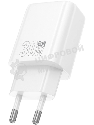Сетевое зарядное устройство Hoco N63 Gentle 30W 3A (PD+QC) белый