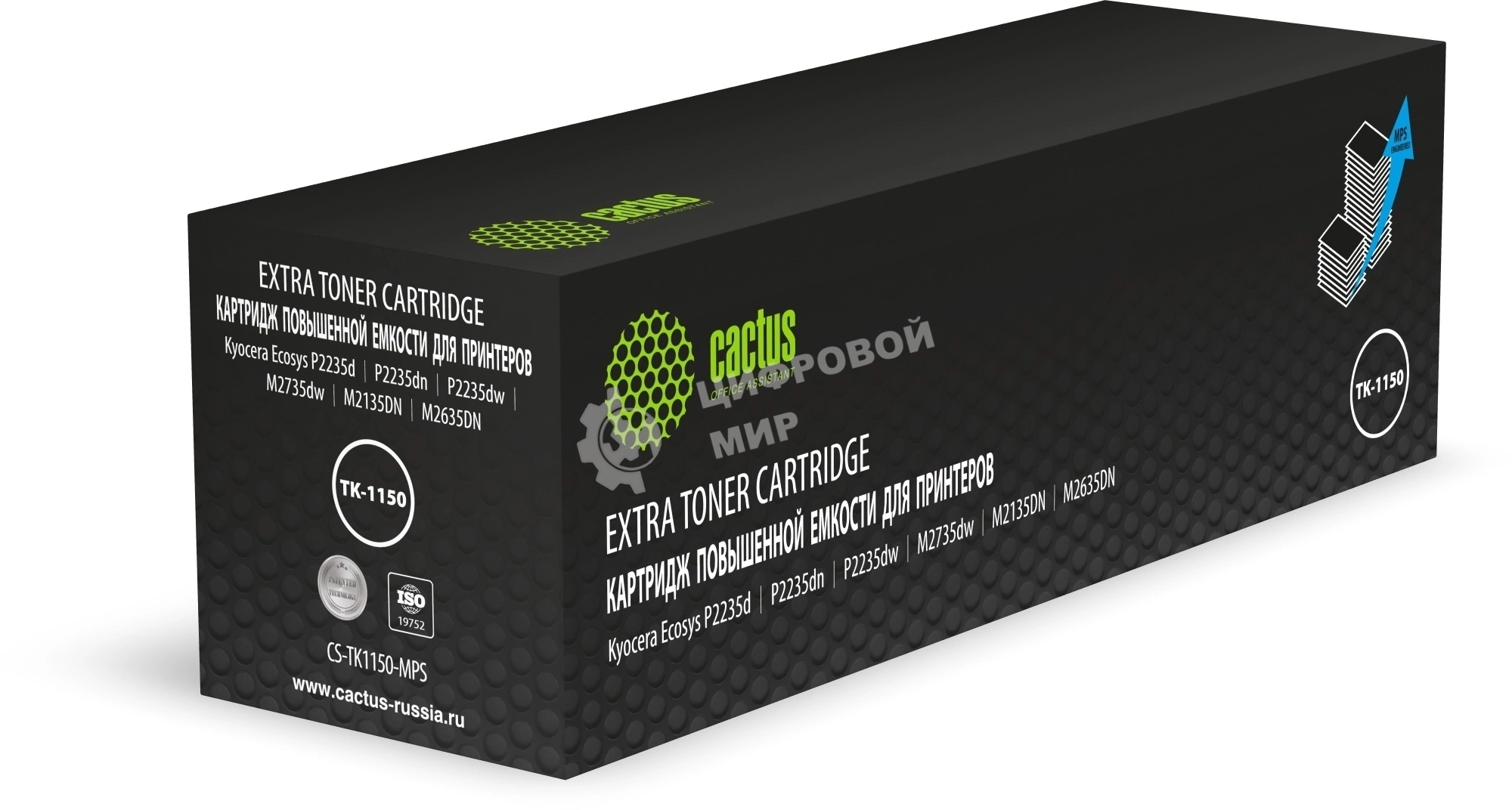 Картридж лазерный Cactus CS-TK1150-MPS черный (5000стр.) для Kyocera Ecosys P2235d/P2235dn/P2235dw/M2735dw/M2135DN/M2635DN