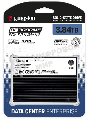 Накопитель SSD Kingston DC3000ME 3840Gb, U.2(2.5