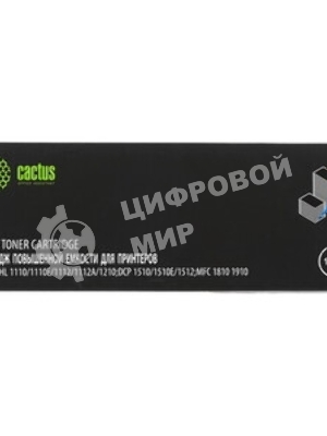 Картридж лазерный Cactus CS-TN1075A-MPS черный (2000стр.) для Brother HL-1110/1112/1510/1512/1810/1815