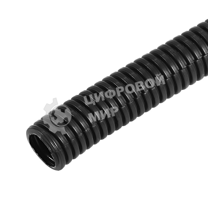 Трубa автомобильная гофрированная ПП Rexant Ø 16,5 мм, разрезная (бухта 50 м/уп.)