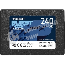 Накопитель SSD Patriot Burst Elite, 240Gb, SATA, 2.5