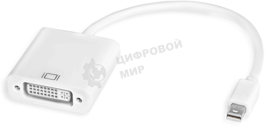 Адаптер-переходник Greenconnect Apple mini DisplayPort 20M > DVI 24+5F (GCR-MDP2DVI)