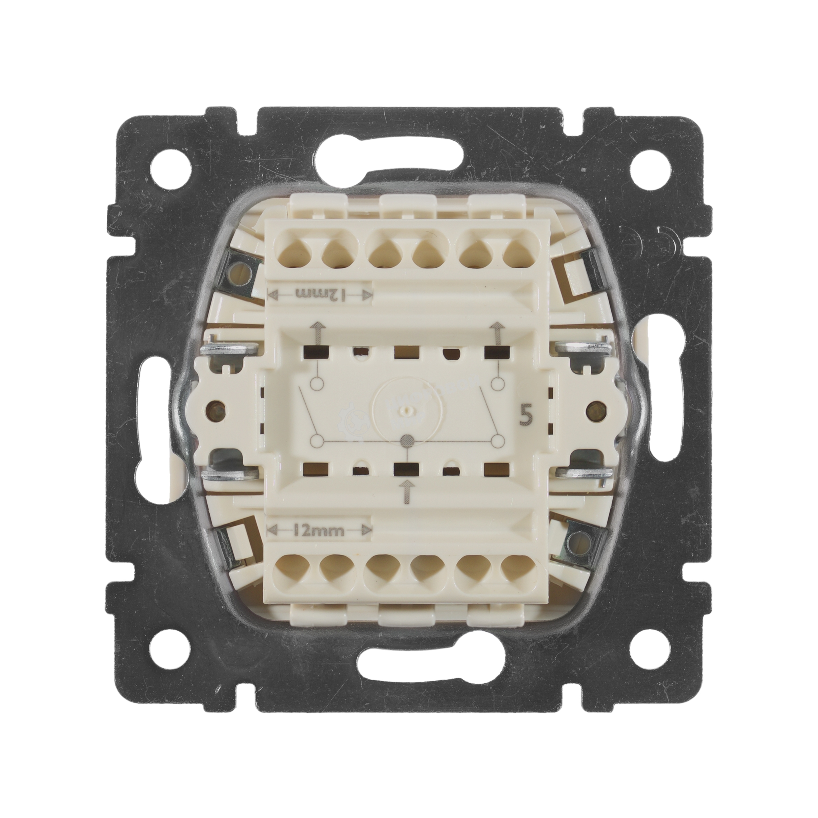 Выключатель Legrand 774305 Valena двухклавишный 10 AX(слоновая кость)