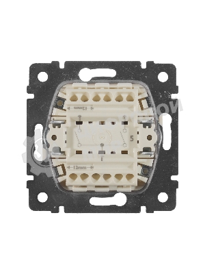 Выключатель Legrand 774305 Valena двухклавишный 10 AX(слоновая кость)