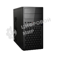 Компьютерный корпус ExeGate EX284029RUS Minitower BA-203U Black, mATX, (AA450, 80мм), 2хUSB+1хUSB 3.0, Audio