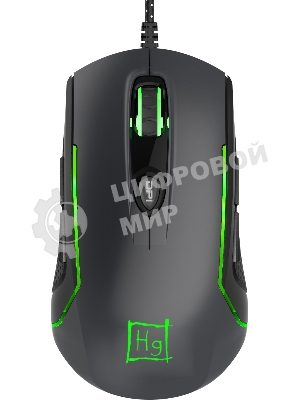 Мышь проводная Harper Gaming Kickback GM-P05 черный, 10000 dpi, USB, кнопки - 8