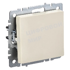 Выключатель 1-кл. IEK BRITE 10А ВС10-1-0-БрКр беж.