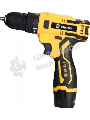 Дрель-шуруповерт Deko ZKCD80FU-Li, 8 В, 2 Ач, 18 Нм, щеточный