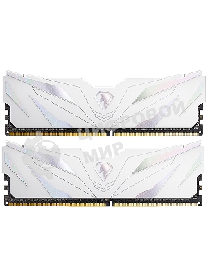 Оперативная память NETAC, DDR4, 16GB (2x8GB), 3200MHz, CL16, DIMM, с радиаторами, белый