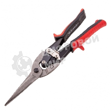 Ножницы по металлу Matrix, удлиненные, 285 мм, пряморежущие, обрезиненные рукоятки