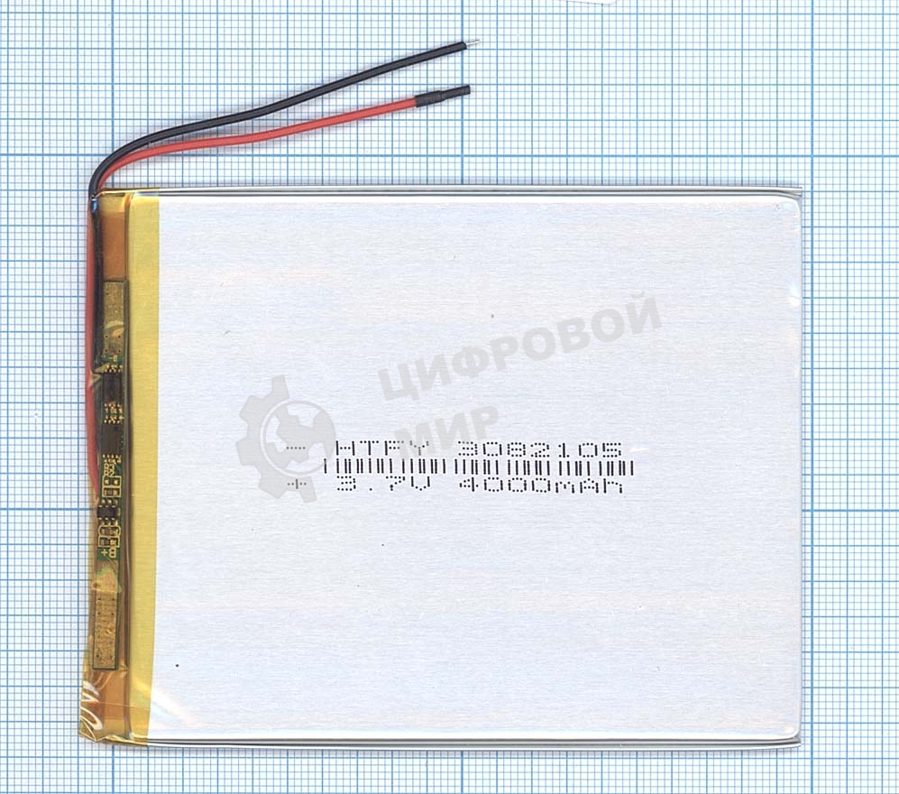 Аккумулятор Li-Pol (батарея) 3x82x105 мм 2pin 3.7V/4000mAh