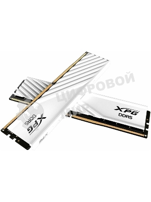 Оперативная память XPG Lancer Blade, DDR5, 32GB (2x16GB), 6400MHz, CL32, DIMM, с радиаторами, белый