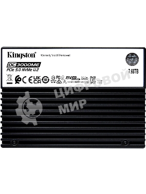 Накопитель SSD Kingston DC3000ME 7680Gb, U.2(2.5