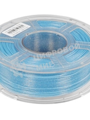 Филамент NVPrint PLA+ Trasparent Blue для 3D печати диаметр 1.75мм длина 330 метров масса 1 кг