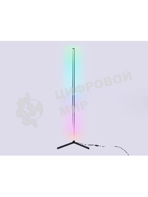 Светильник Ambrella light FL8027 BK черный LED 20W RGB D32*1650 (ПДУ РАДИО 2.4G)