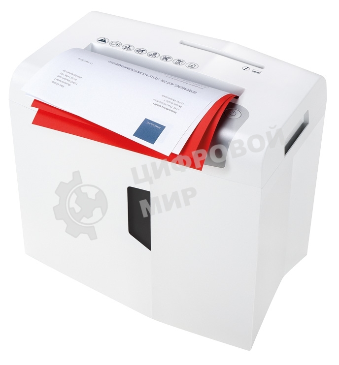 Шредер HSM ShredStar X8 (секр.P-4)/фрагменты/9лист./18лтр./скрепки/скобы/пл.карты/CD