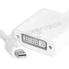 Адаптер-переходник Greenconnect Apple mini DisplayPort 20M > DVI 24+5F (GCR-MDP2DVI)