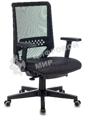 Кресло Бюрократ EXPERT TW-01 черный, сетка, подголовник