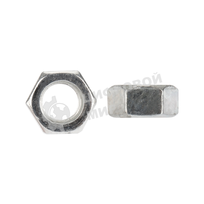 Гайка шестигранная Kranz DIN 934, M12, короб (25 шт./уп.)