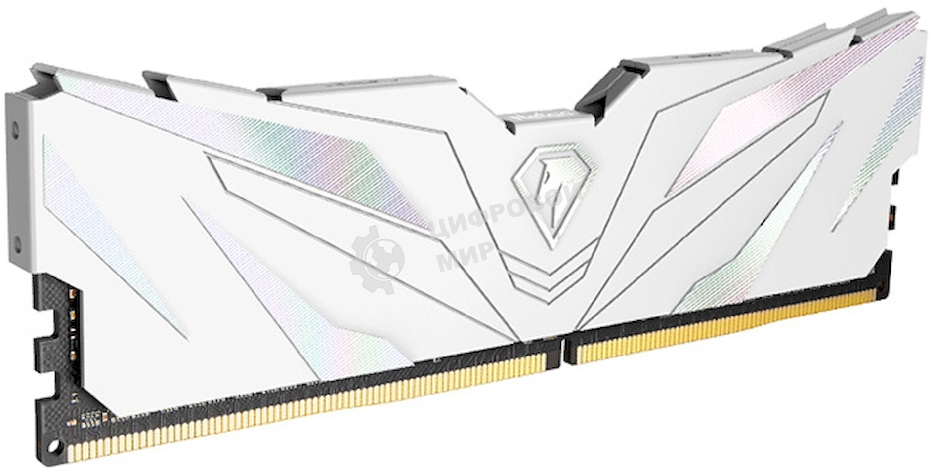 Оперативная память NETAC, DDR4, 16GB (2x8GB), 3200MHz, CL16, DIMM, с радиаторами, белый