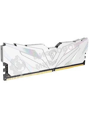 Оперативная память NETAC, DDR4, 16GB (2x8GB), 3200MHz, CL16, DIMM, с радиаторами, белый