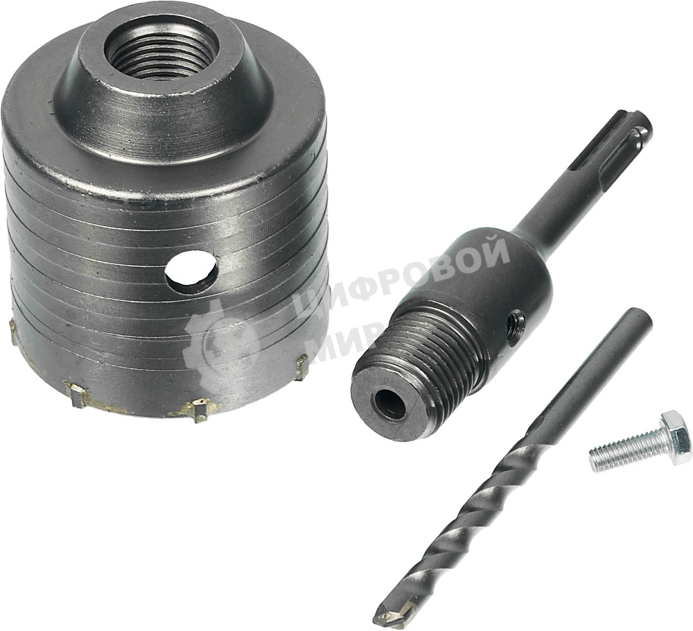 Коронка по бетону, М22 х 68 мм, SDS PLUS, в сборе