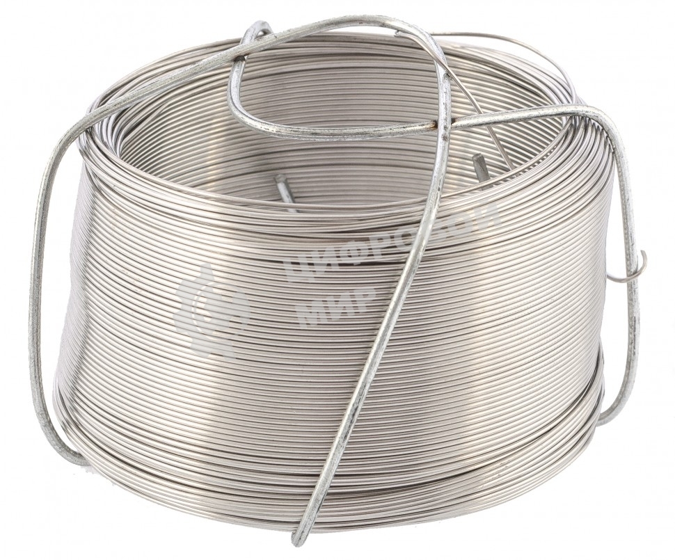 Проволока из нержавеющей стали Сибртех 0,7 мм, длина 75 м
